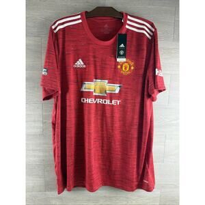 Adidas Manchester United Authentic Home Jersey Shirt 2020-21 Size 2XL Men